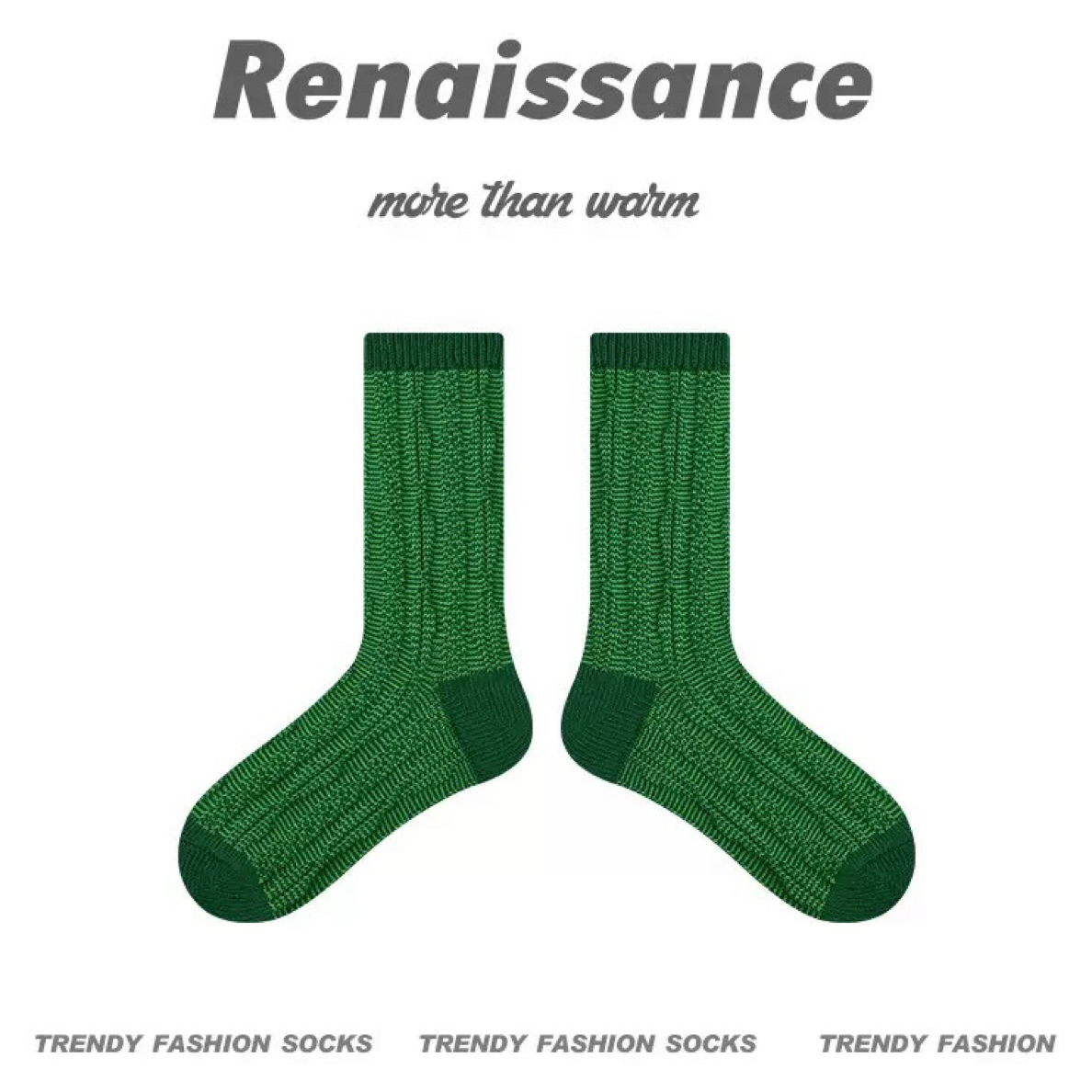 文艺复兴女袜冬季新款韩版蝴蝶印花中筒袜单双装保暖新疆棉袜子女