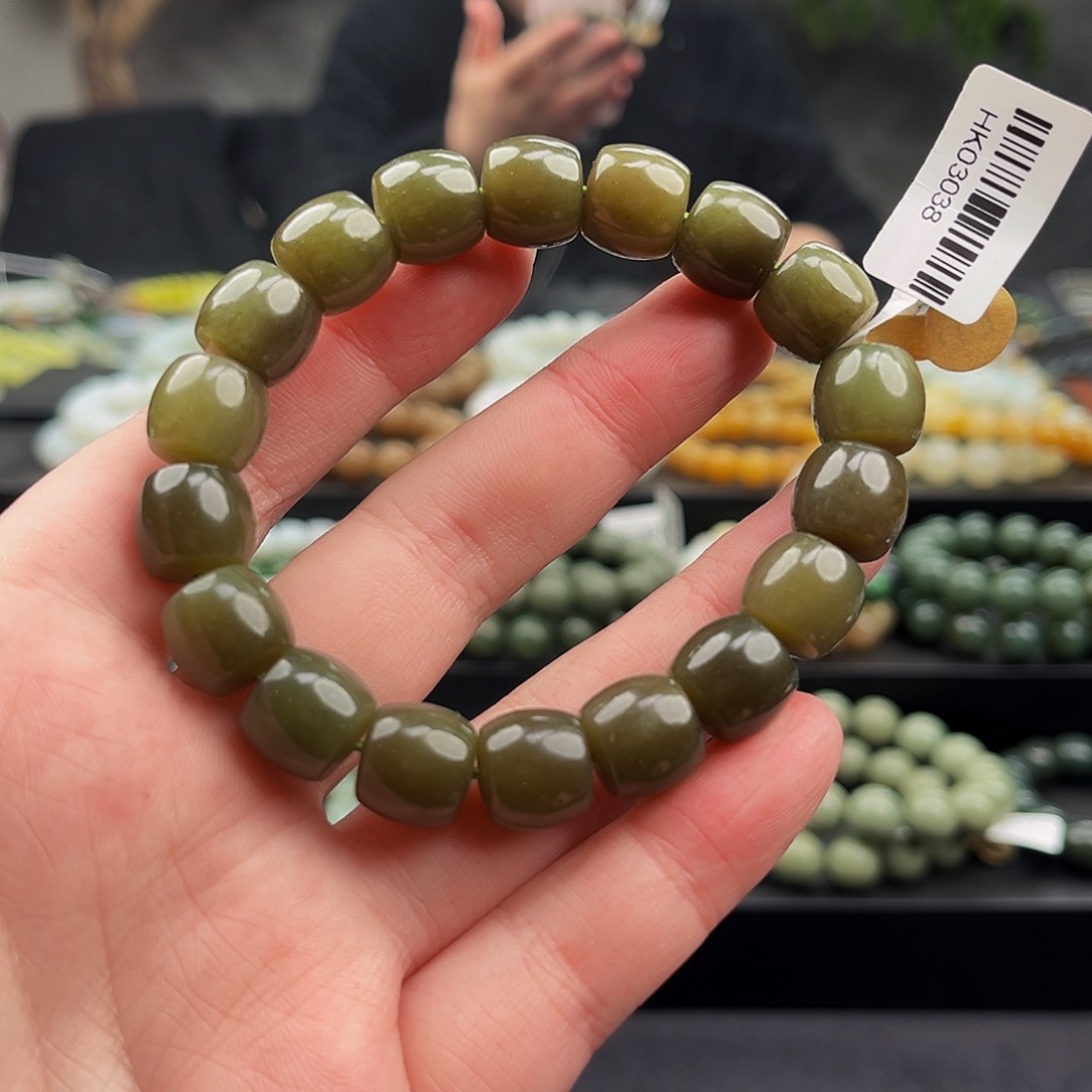 和田玉手串未镶嵌