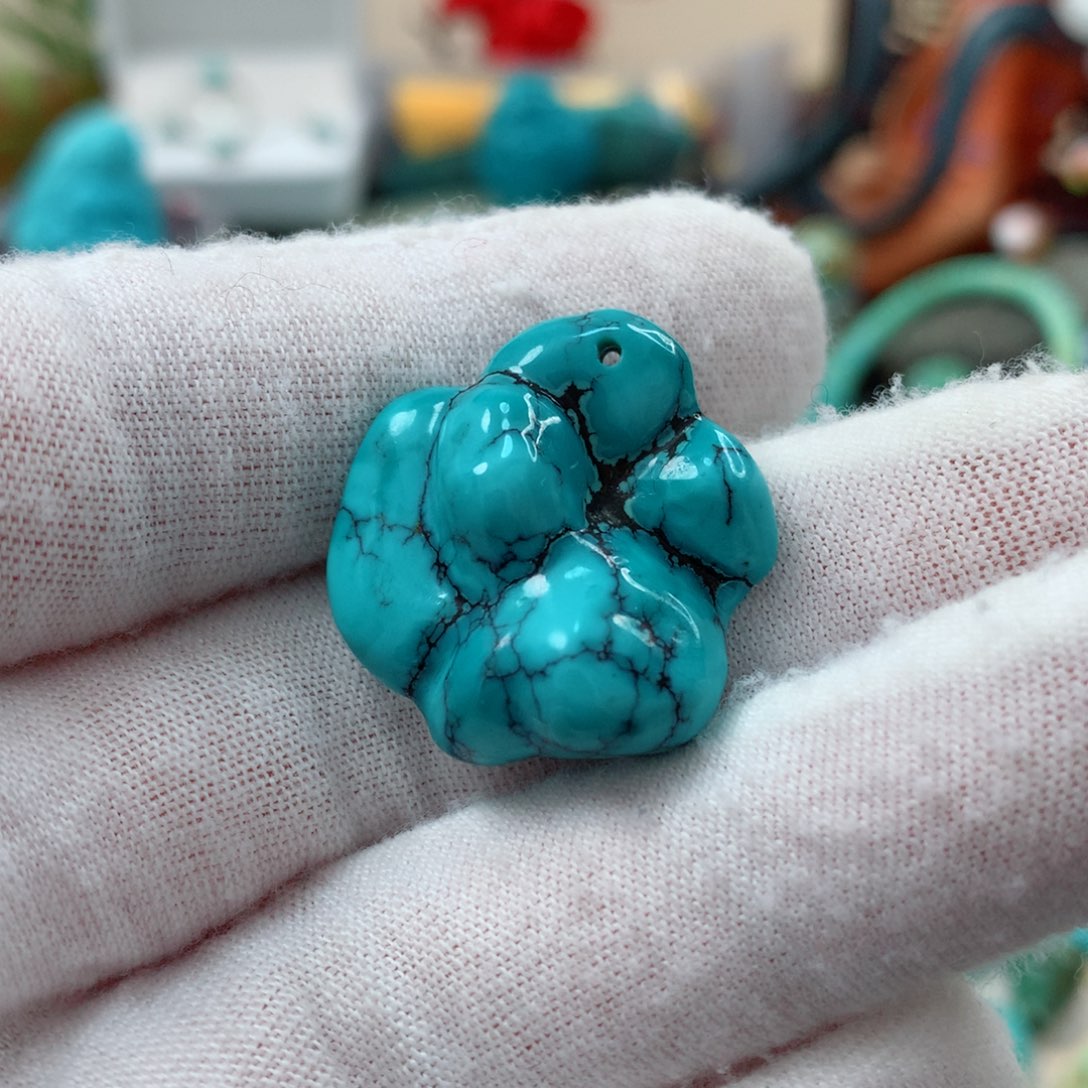 绿松石珠宝奇石未镶嵌