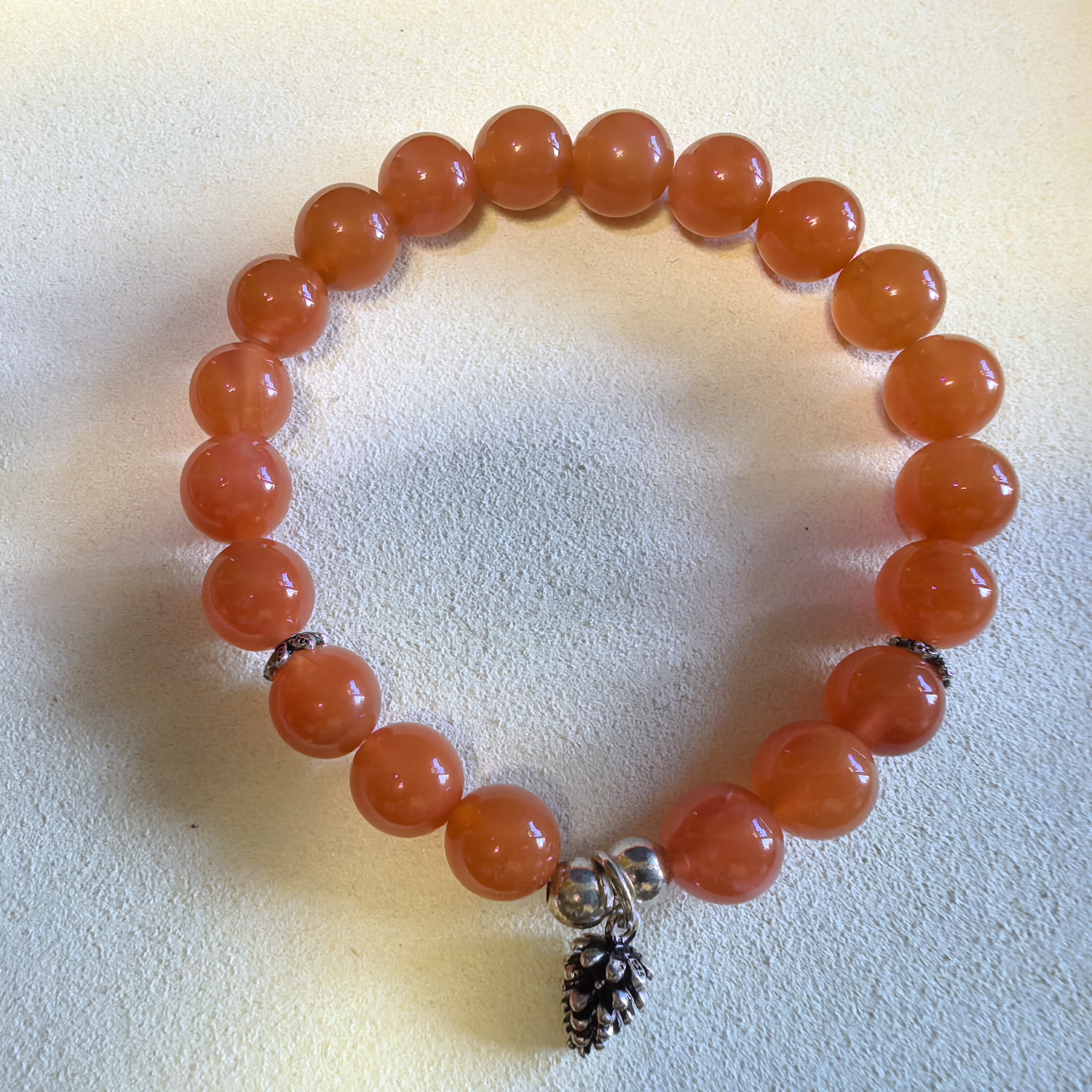 宝山南红diy手串