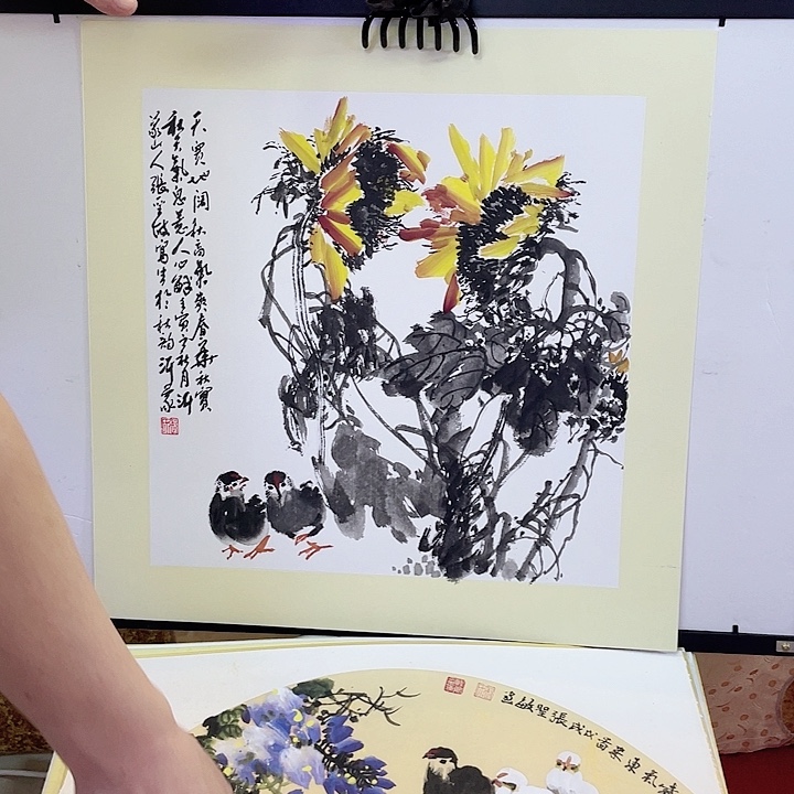 国画张圣敏先生纯手绘作品