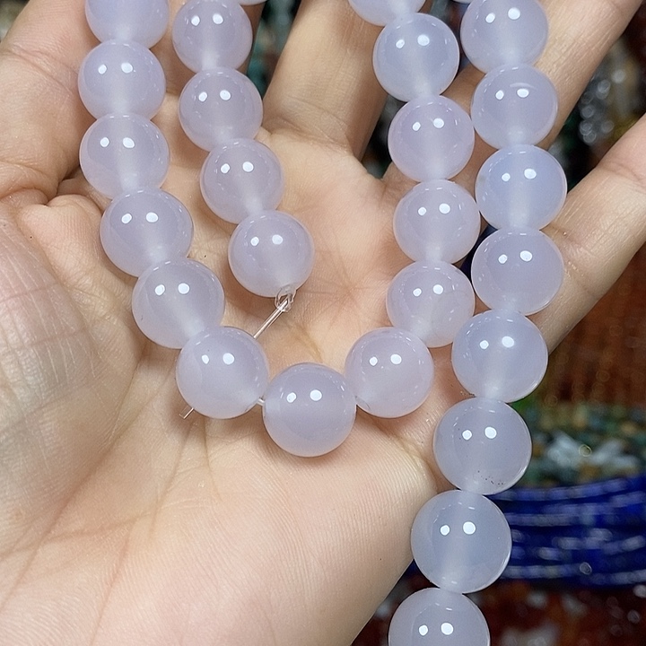 玛瑙/玉髓未镶嵌珠宝半成品A级玛瑙卡12mm