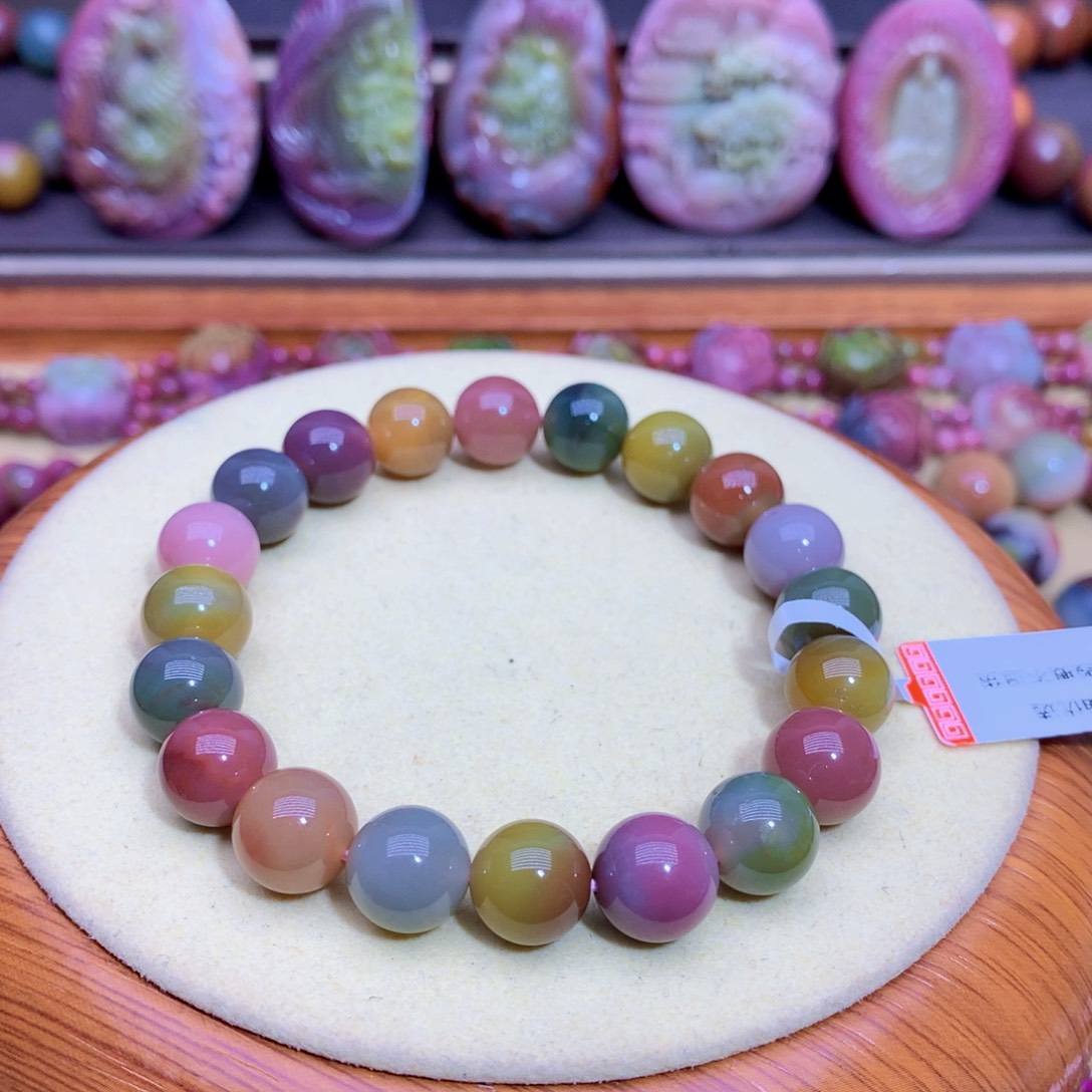 玛瑙未镶嵌手链盐源