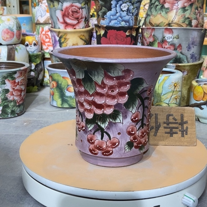 红陶景德镇艺术手绘作品