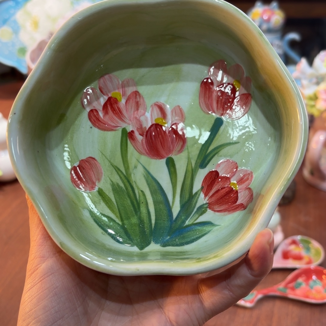 景德镇手绘高温釉下彩陶瓷茶具