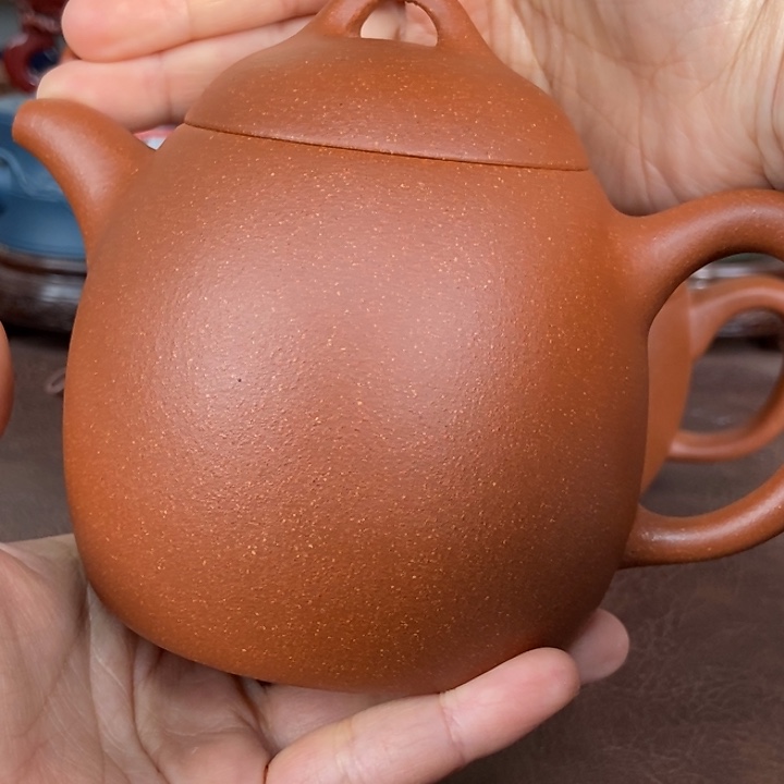 山**居红降坡秦权壶大品500ml
