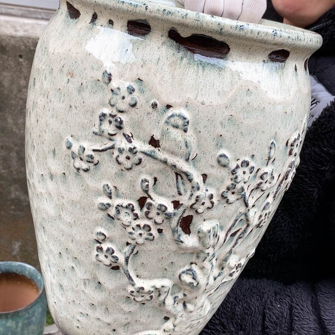 紫砂花盆正品口25高35