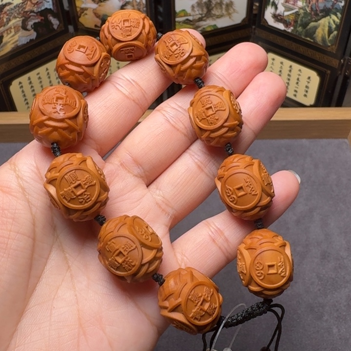 小***霖橄榄核手串/手链十帝钱手串福利款