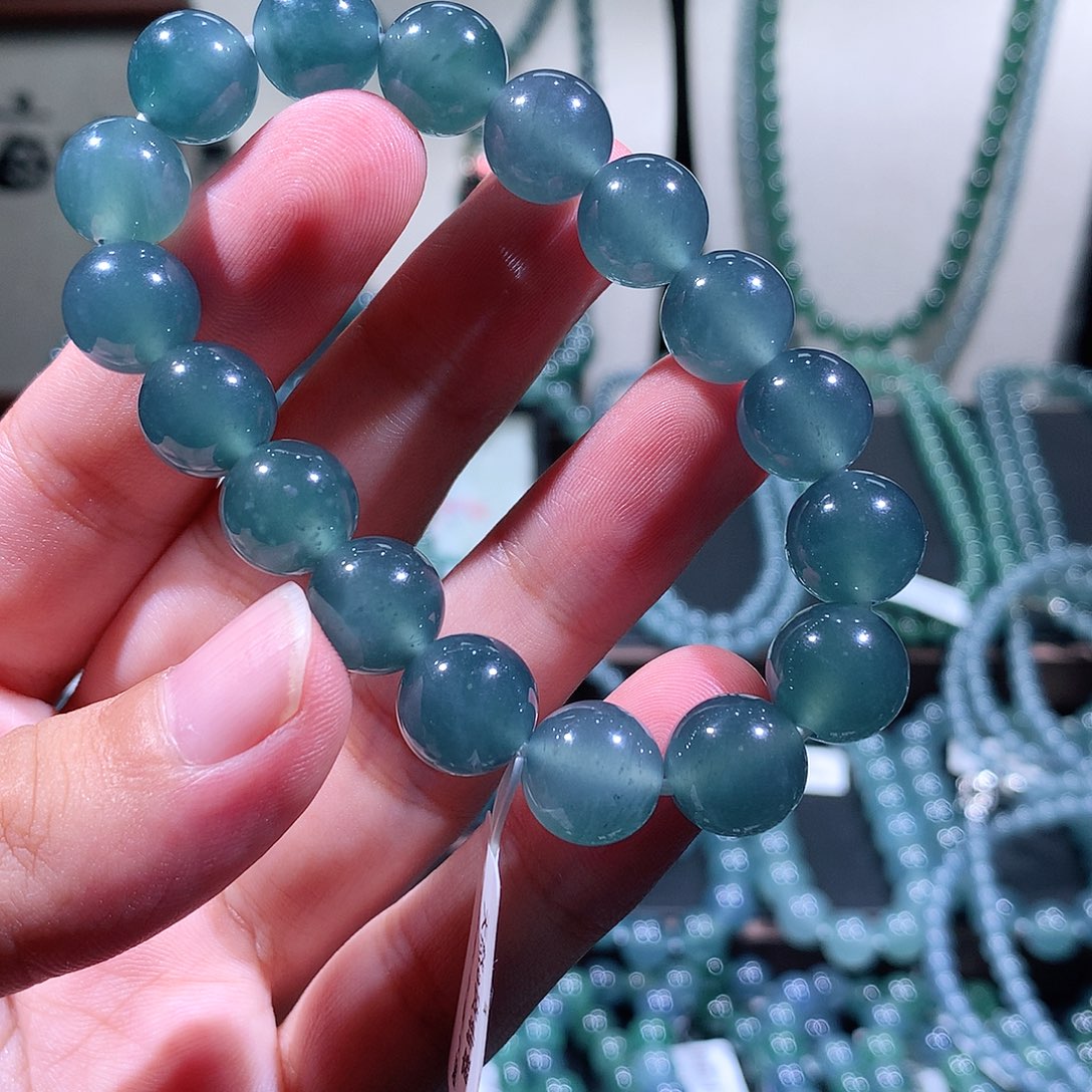 未镶嵌手链翡翠天然a货翡翠手串11.8