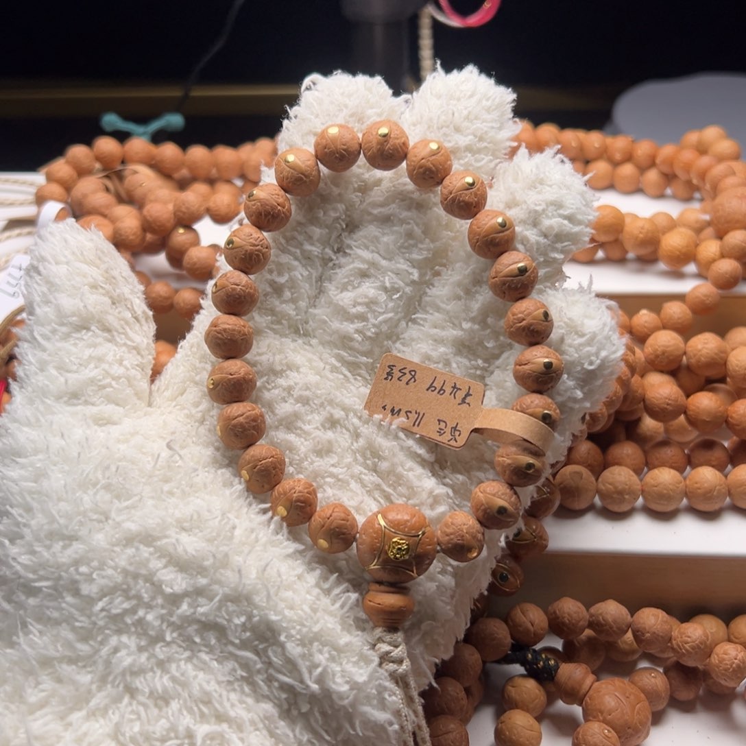 手串凤眼菩提拾*哥单舱籽铜钉11.5