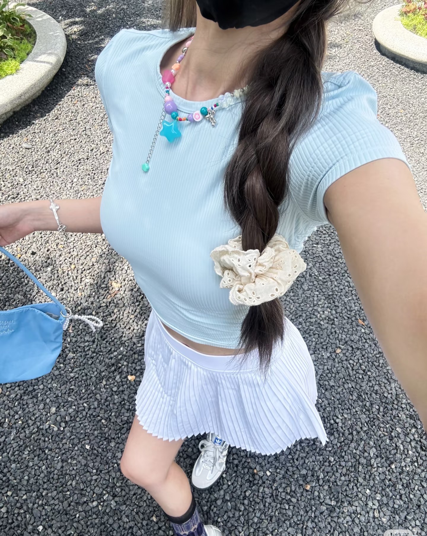 【All it takes】夏季女士运动透气休闲百搭时尚修身短袖t恤