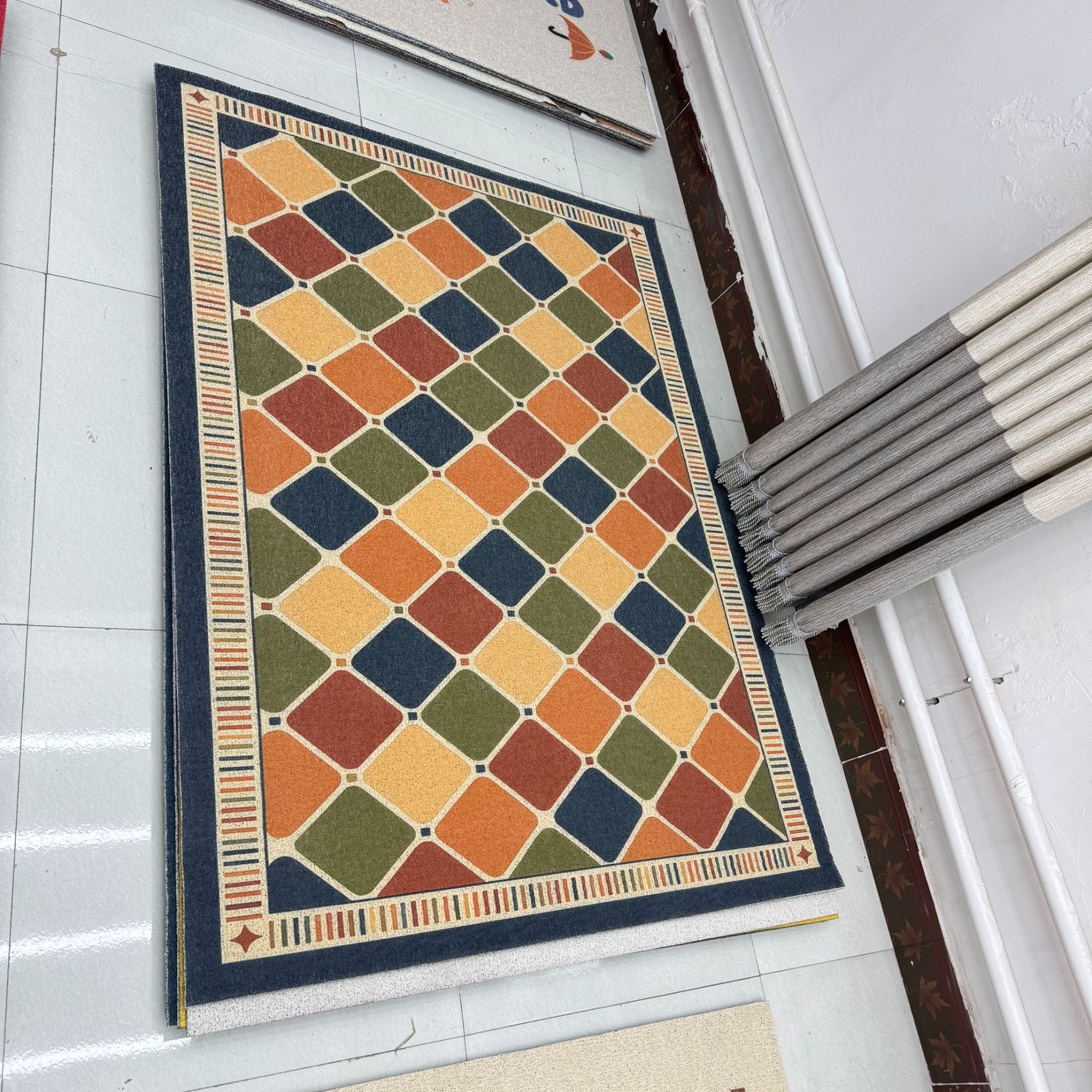 【直播间特价】丝圈材质120*160-库存现货-材质展示看详情地垫