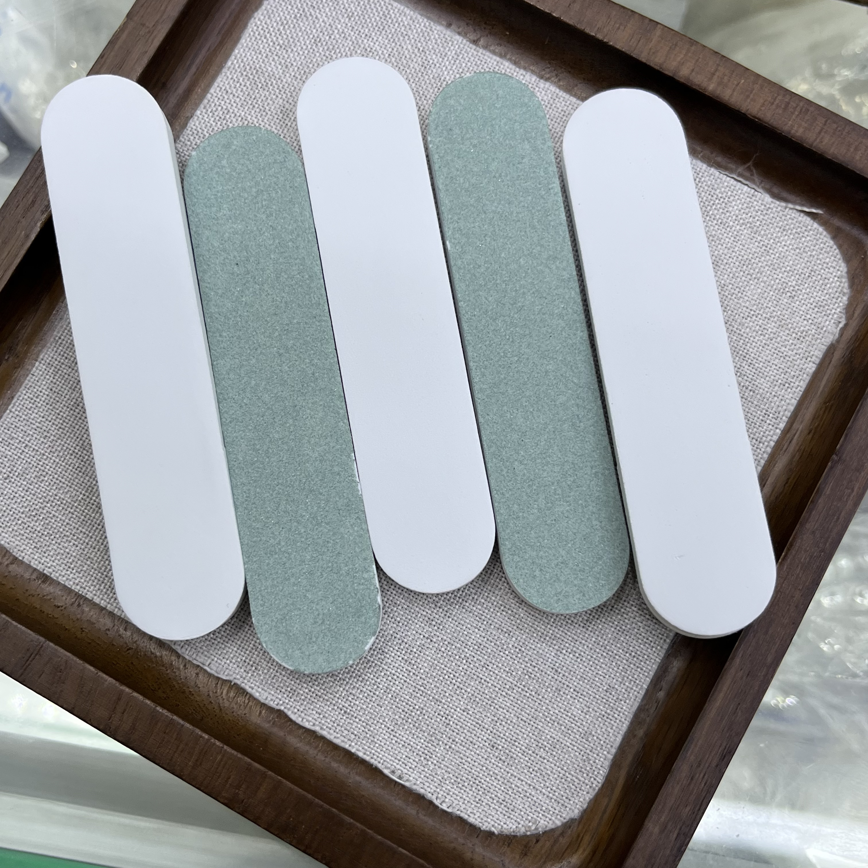 0931-银针首饰磨银饰清洁手表擦银棒双面抛光棒5根发