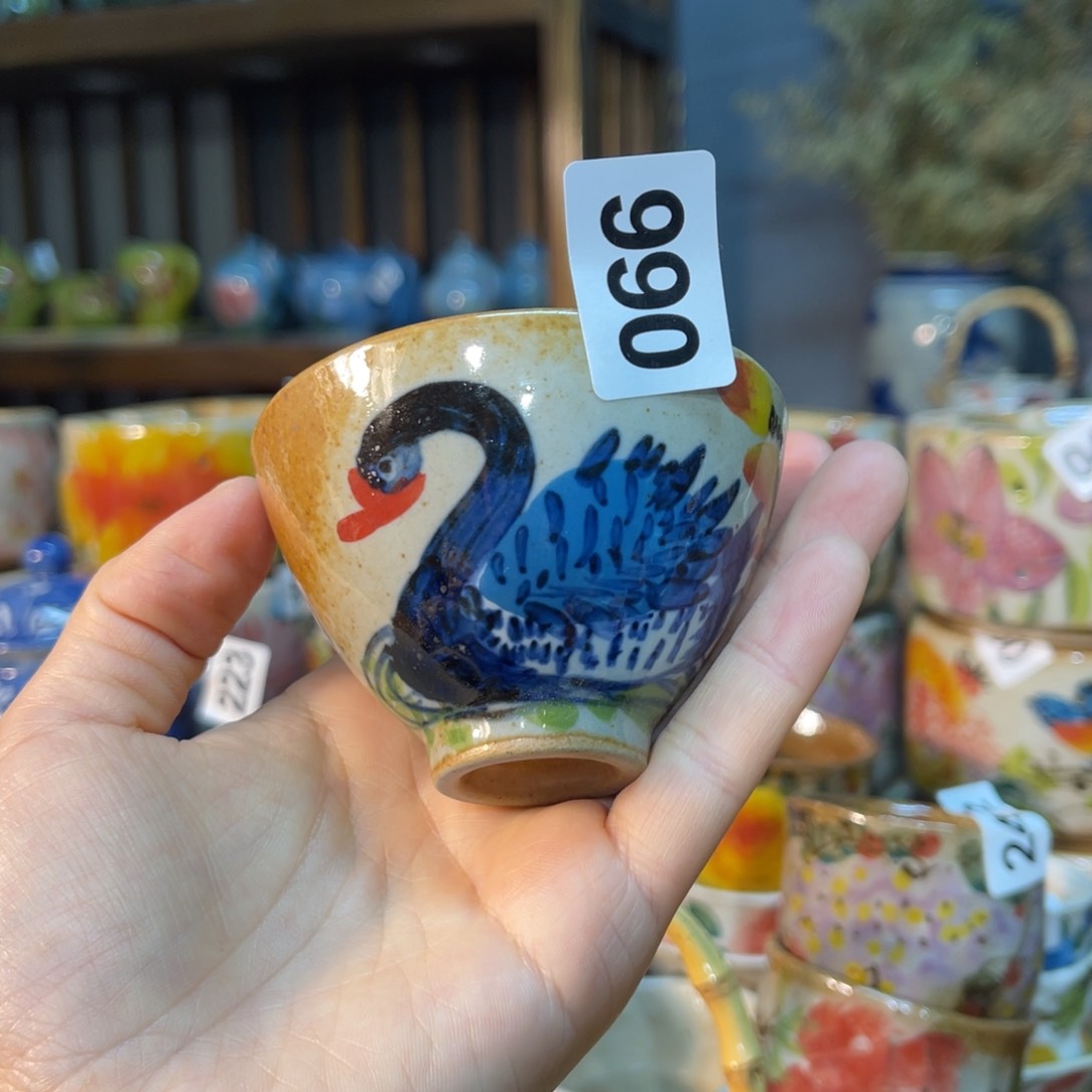 杯素浅陶瓷手工手绘