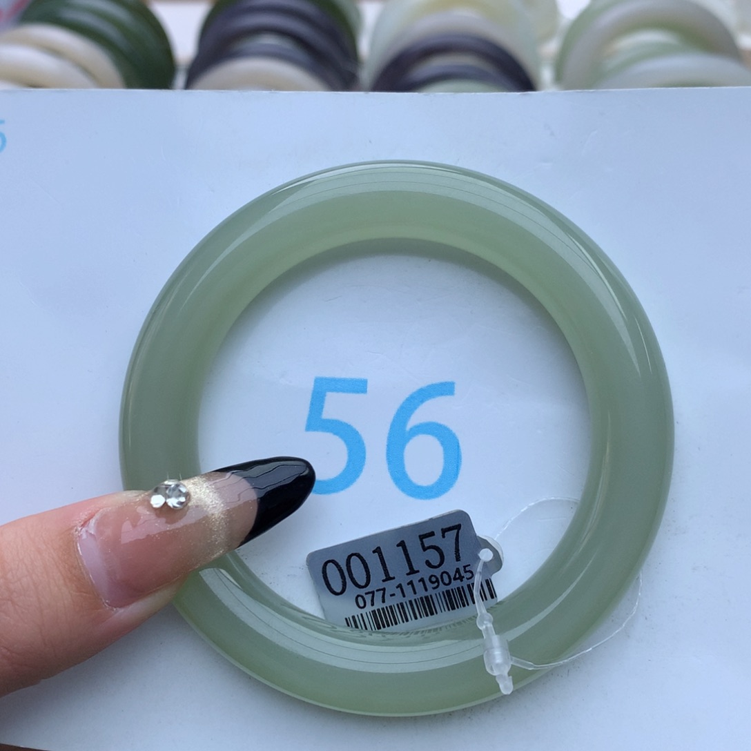 和田玉手镯未镶嵌l****啊