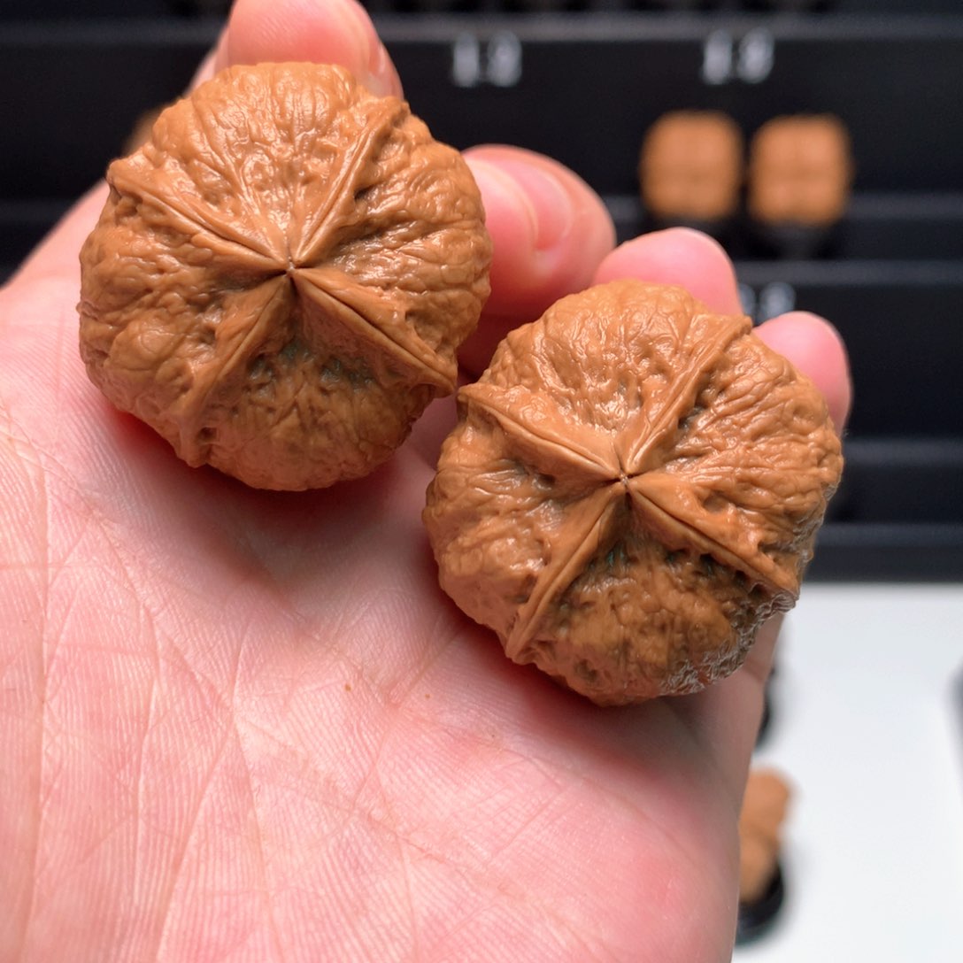 把件文玩核桃悟*密石四棱