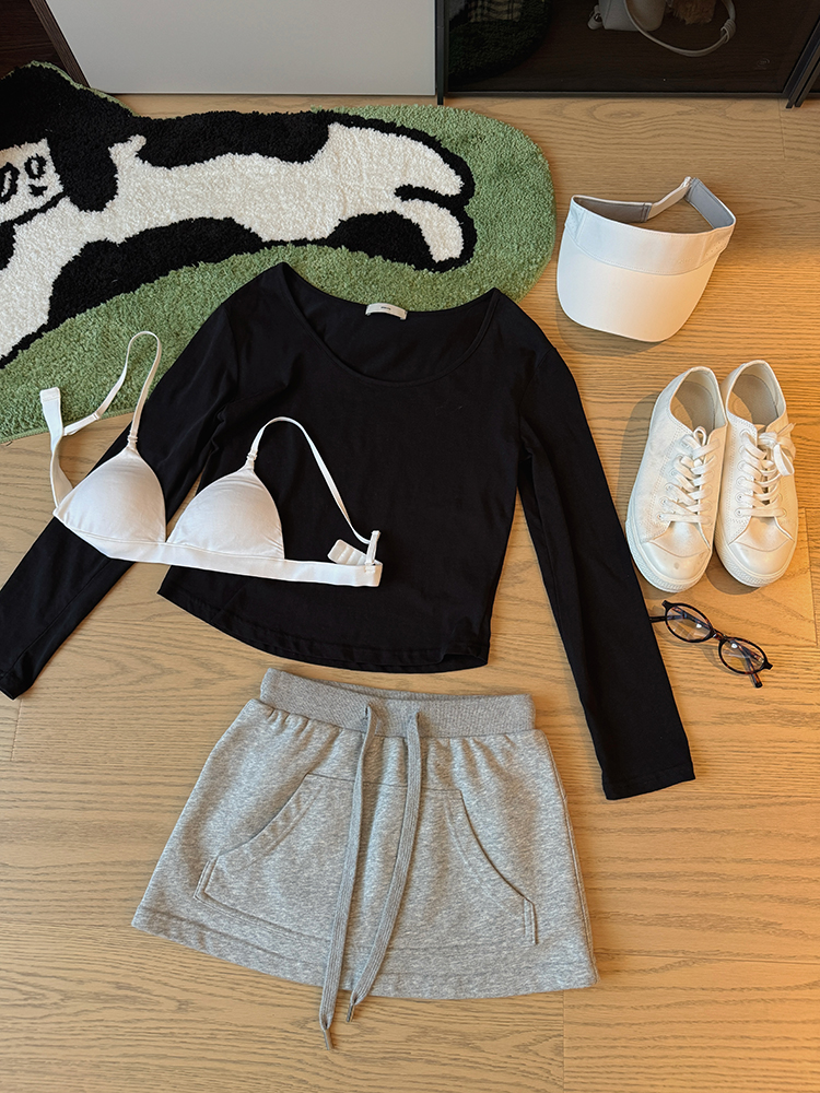 【五月欧尼】灰色短裙1822