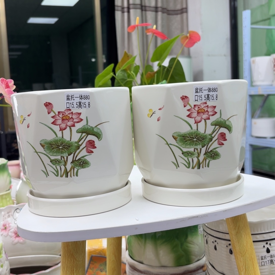 @夏西陶瓷花盆@@5880