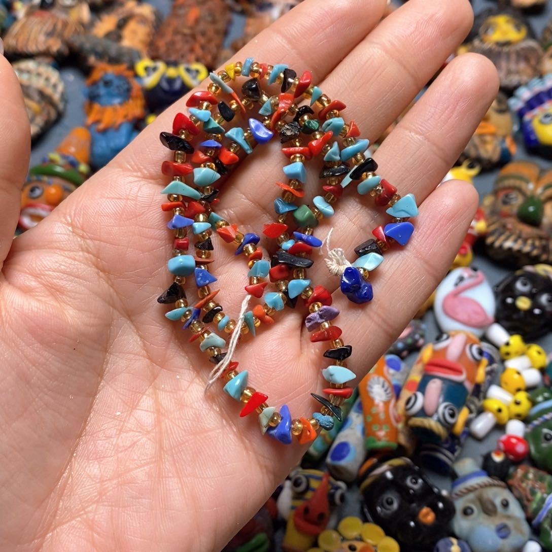 琉璃颈饰印度尼西亚链子