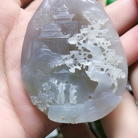 和田玉挂件未镶嵌