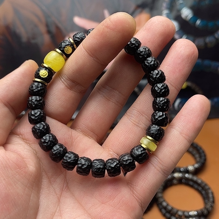 德***生手串椰蒂9黑金无相双腊