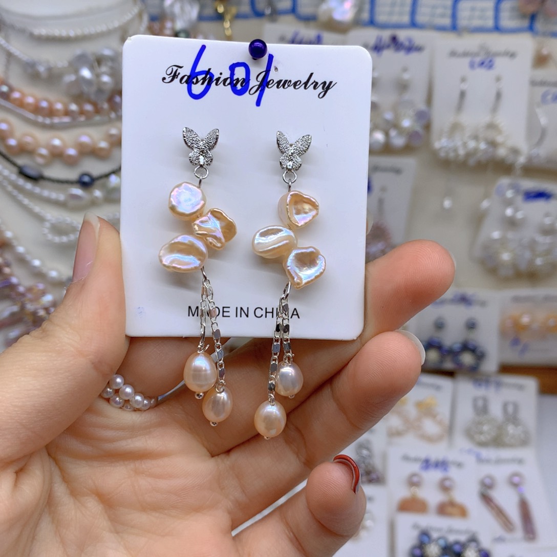 淡水珍珠颈饰银S925镶嵌