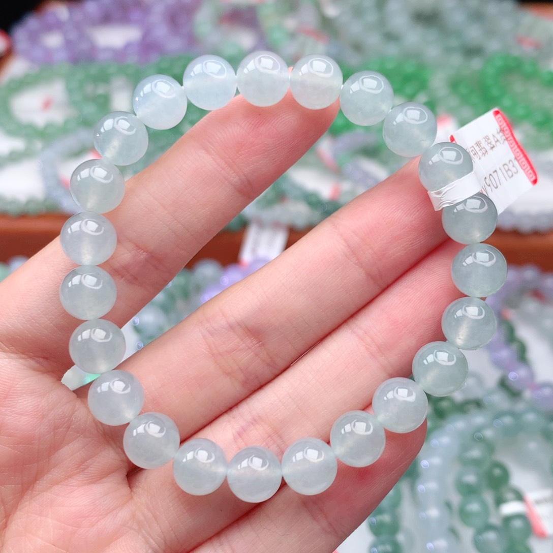 翡翠手链未镶嵌翡翠8mm