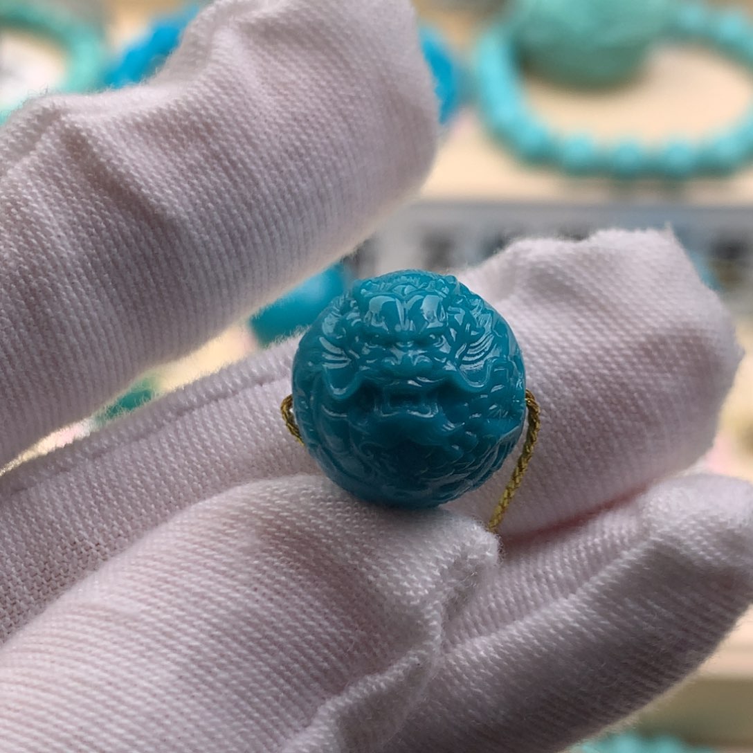 未镶嵌绿松石珠宝奇石13.5