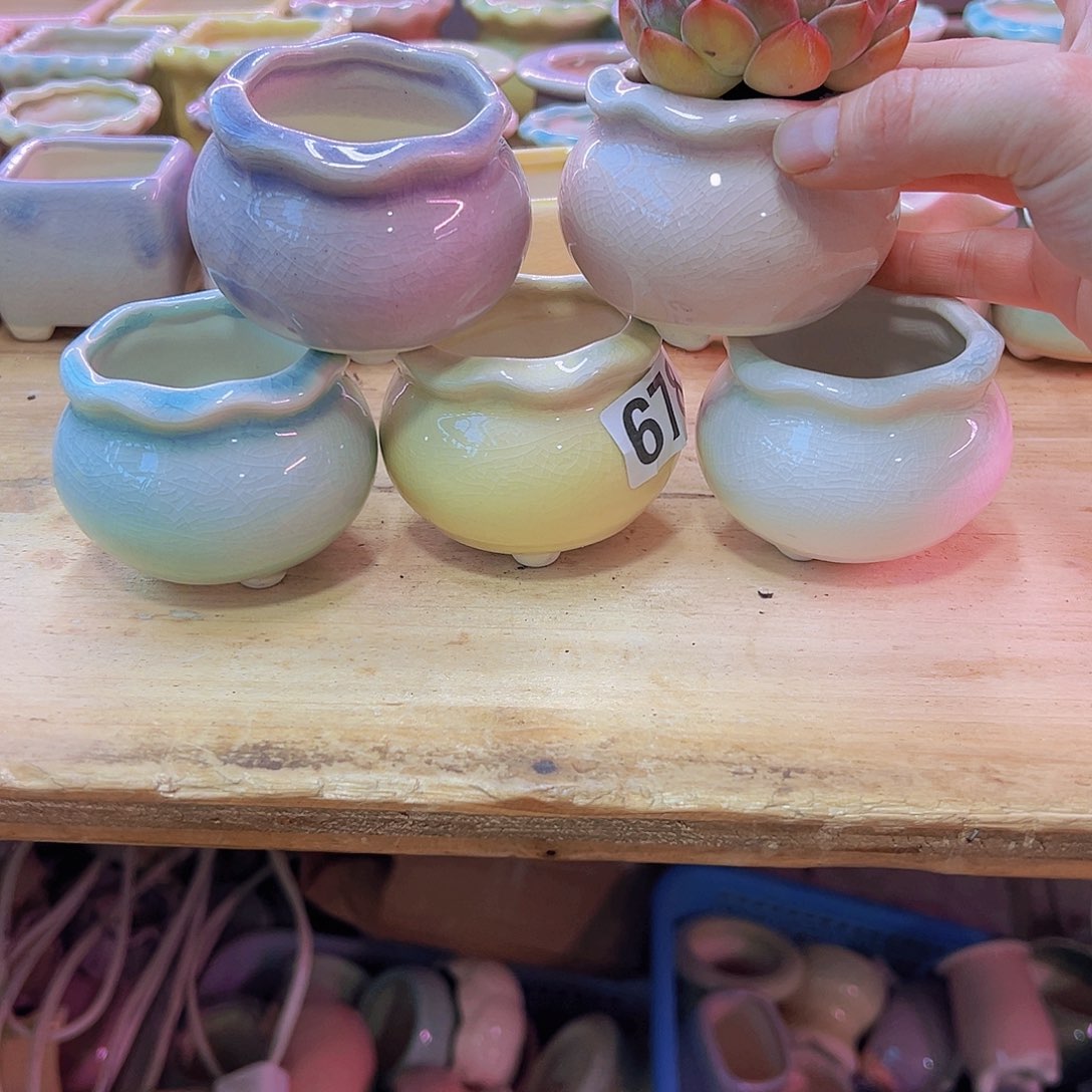 陶瓷花盆当场凑满12包邮