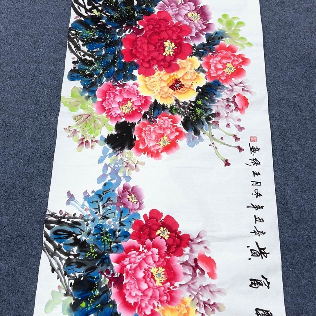 国画国画作品宣纸纯手绘