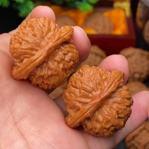 文玩核桃把件京东第一矮35.全品