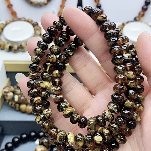 琥珀颈饰未镶嵌琥珀8