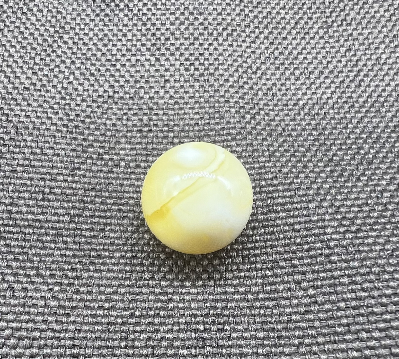 俄料原矿蜜蜡全品白花17mm珠子7号