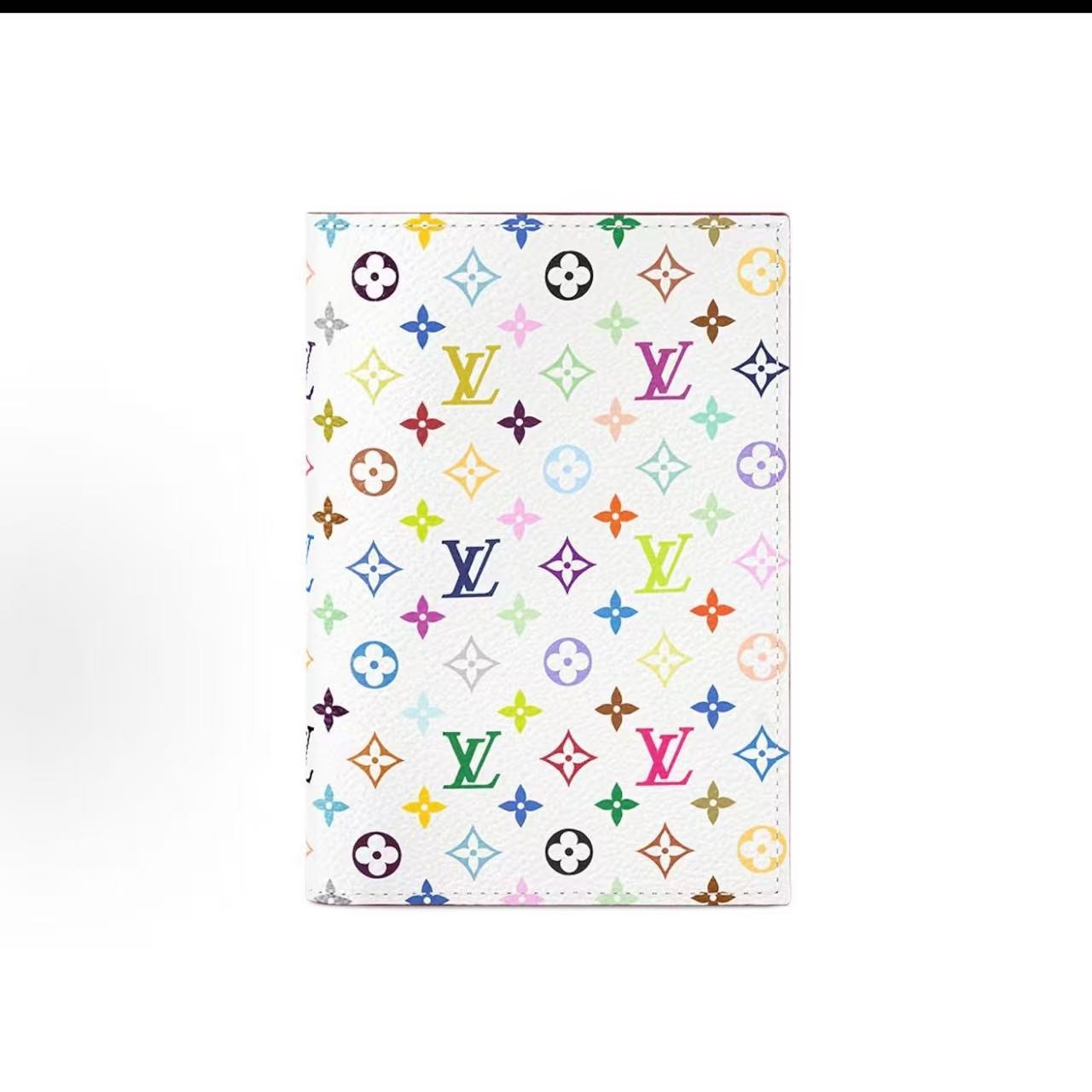 未使用 LouisVuitton/路易威登 白三彩护照夹 