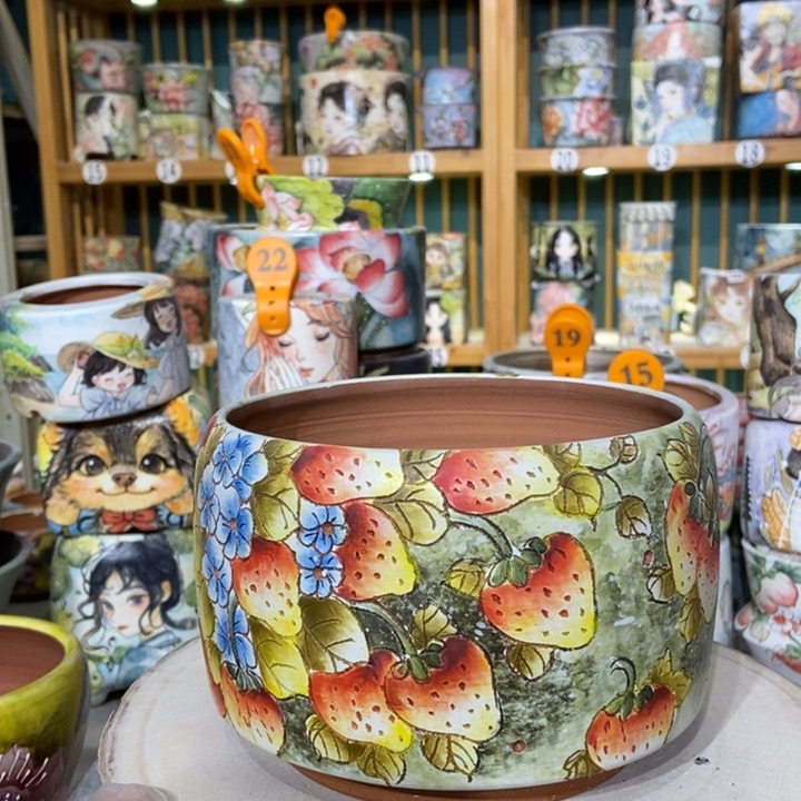 红陶景德镇艺术手绘作品展览