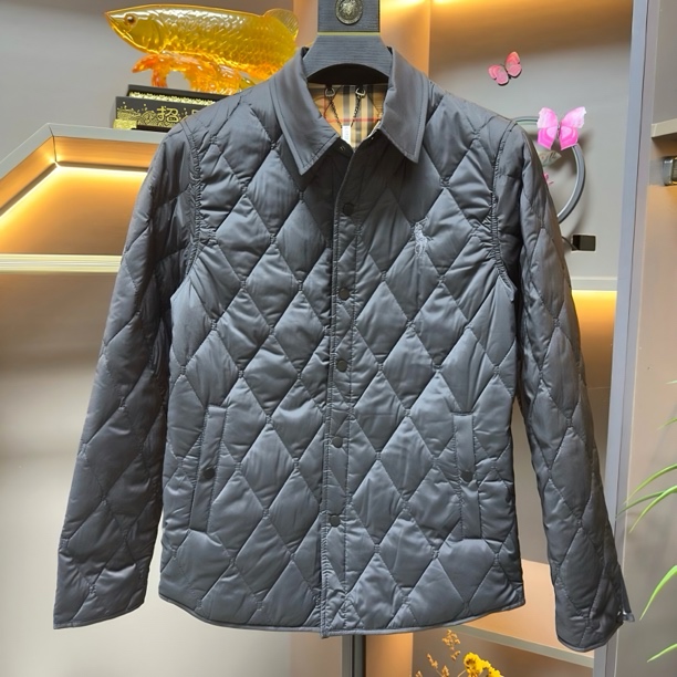 时尚休闲百搭翻领男士轻薄款秋冬棉服夹克外套88919小人骑马