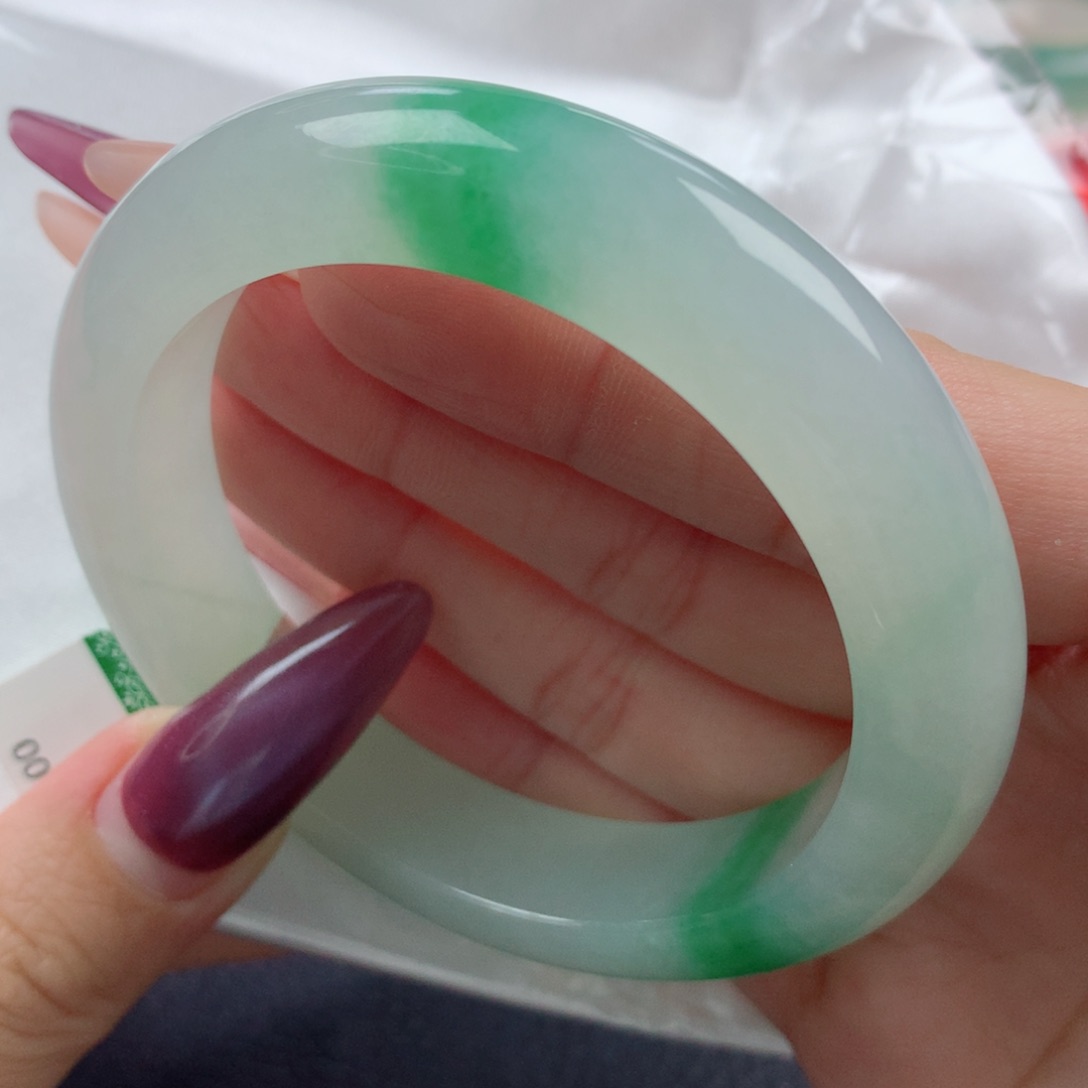 未镶嵌手镯翡翠缅甸天然翡翠A货56