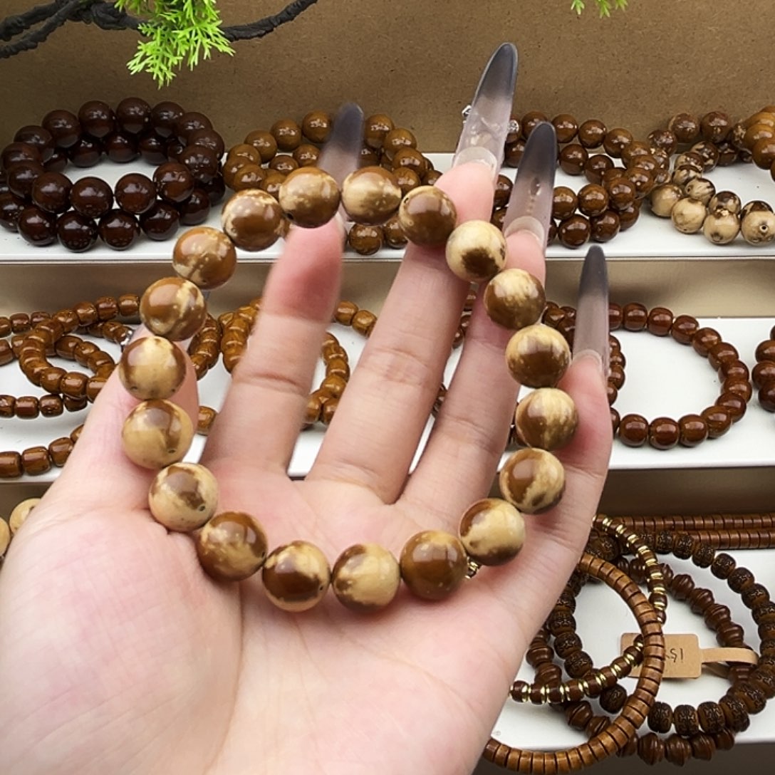 手串紫金鼠11花皮光珠