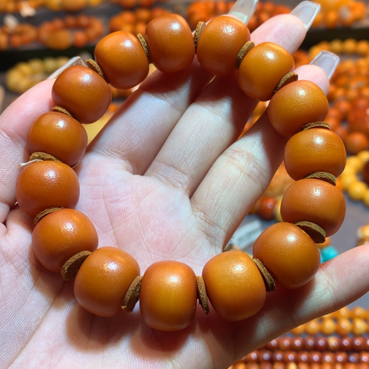 【闪购商品】未镶嵌蜜蜡手串蜜蜡