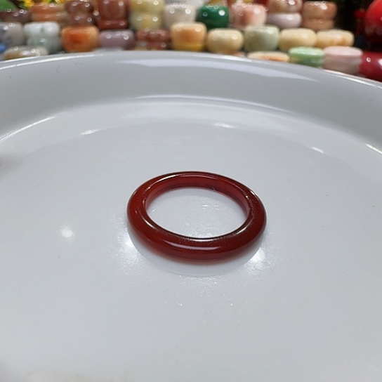 玛瑙/玉髓戒指未镶嵌鹤*巢