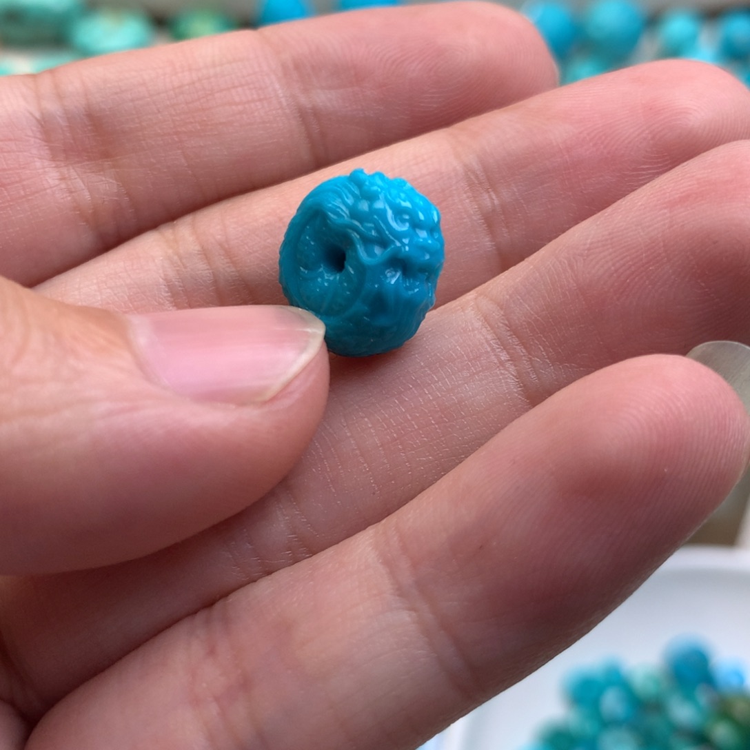 绿松石珠宝半成品未镶嵌