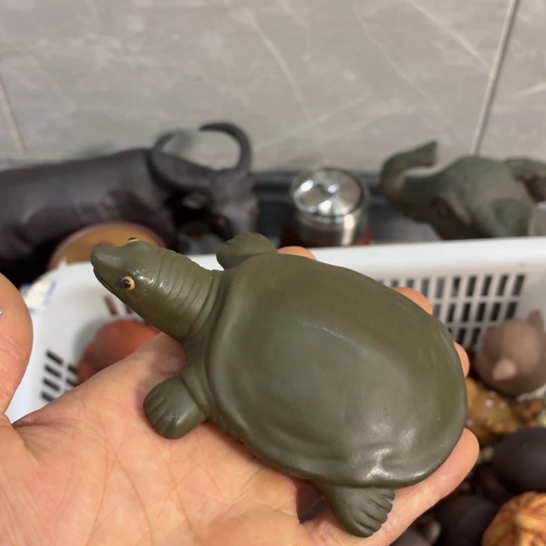 茶杯紫砂放漏放漏放大漏了