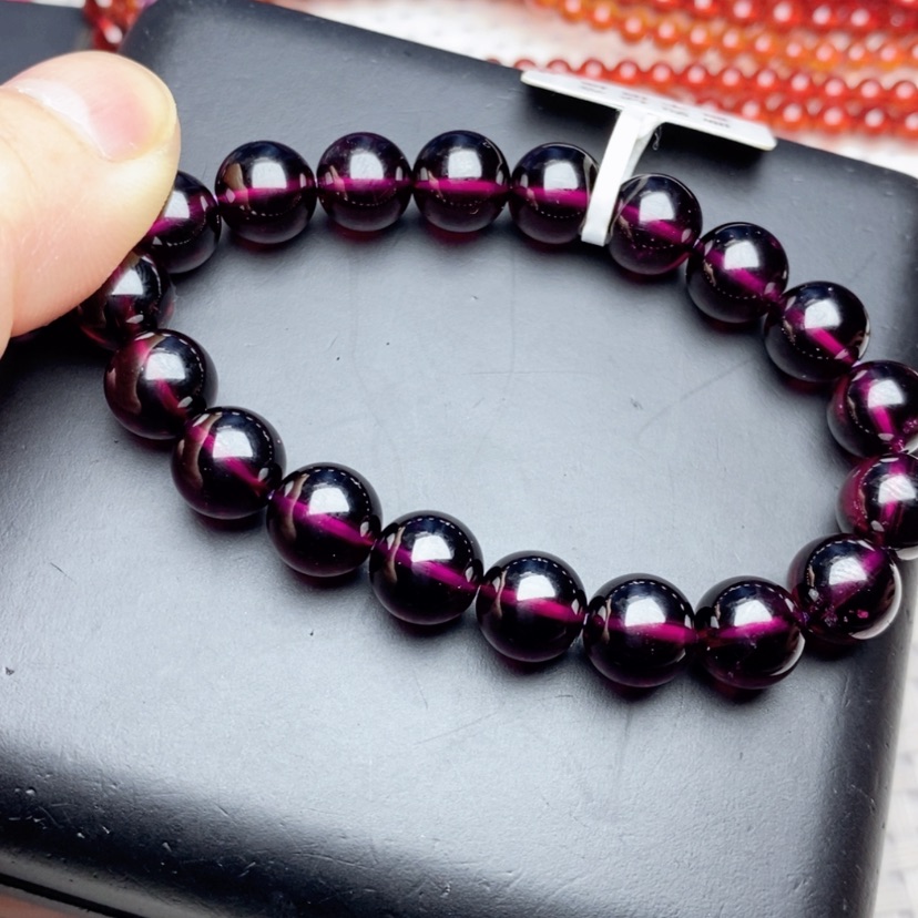 【闪购商品】石榴石手链未镶嵌狂**人卡9冷紫毕业级