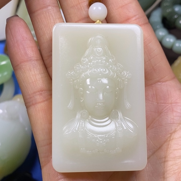 和田玉挂件未镶嵌遇*