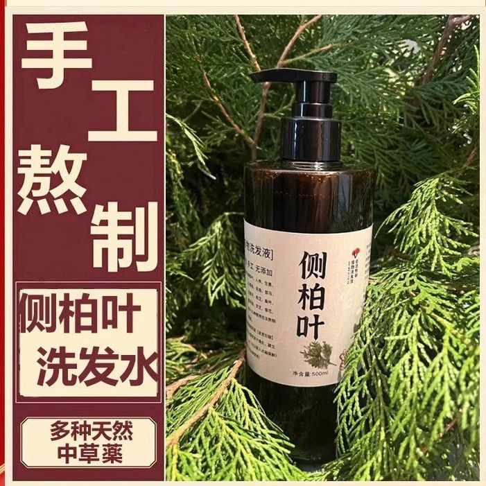 人参侧柏叶何首乌无患子洗发液茶油去屑控油护养发洗发水