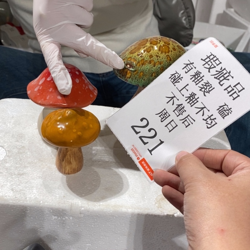 【闪购商品】摆件橙*陶瓷摆件瑕疵特卖 