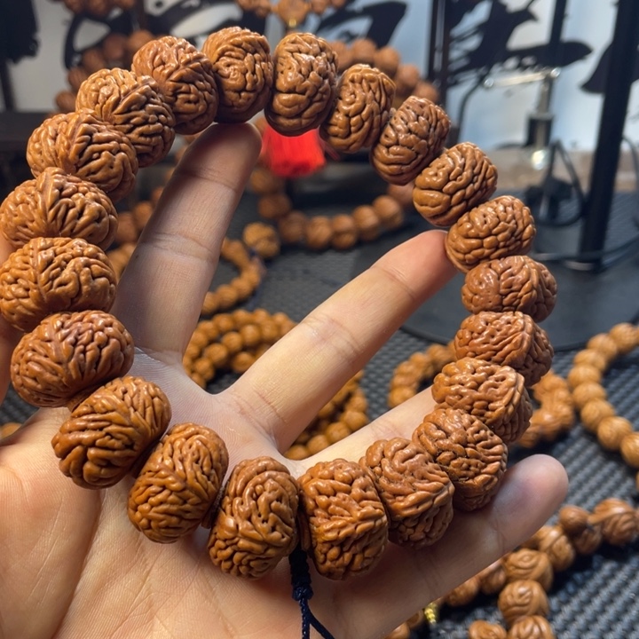 桃木秦岭野生龙纹桃核