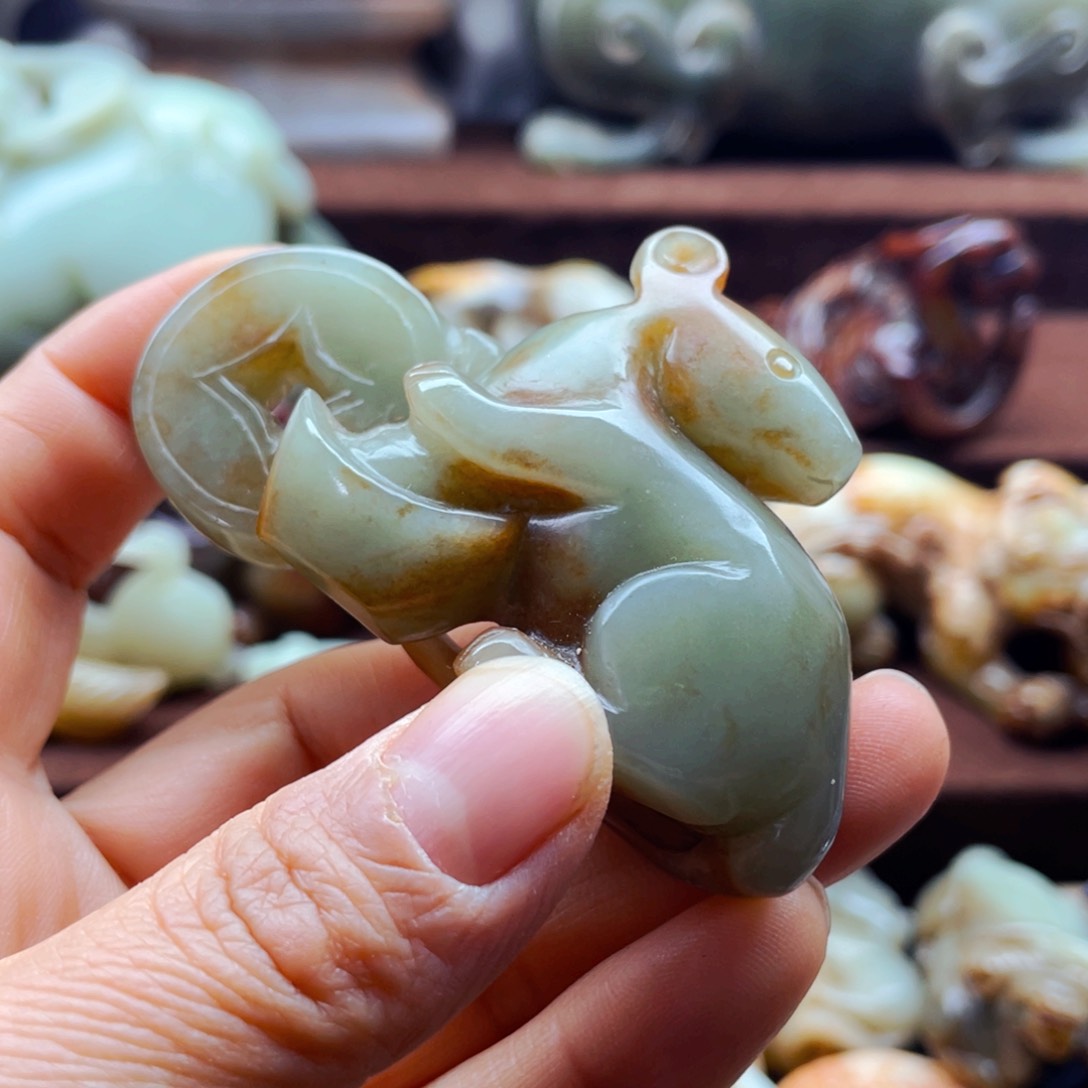 吊坠白玉菩提摆件