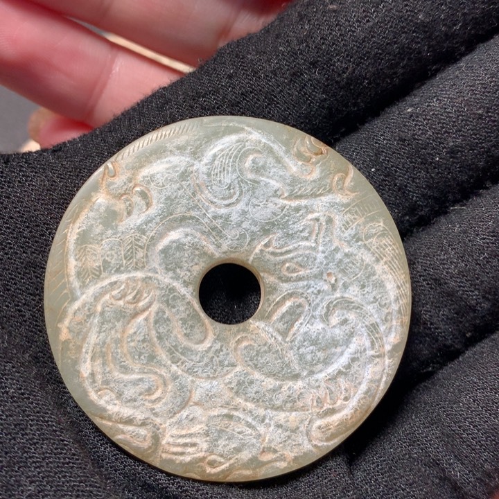 和田玉挂件未镶嵌大**然