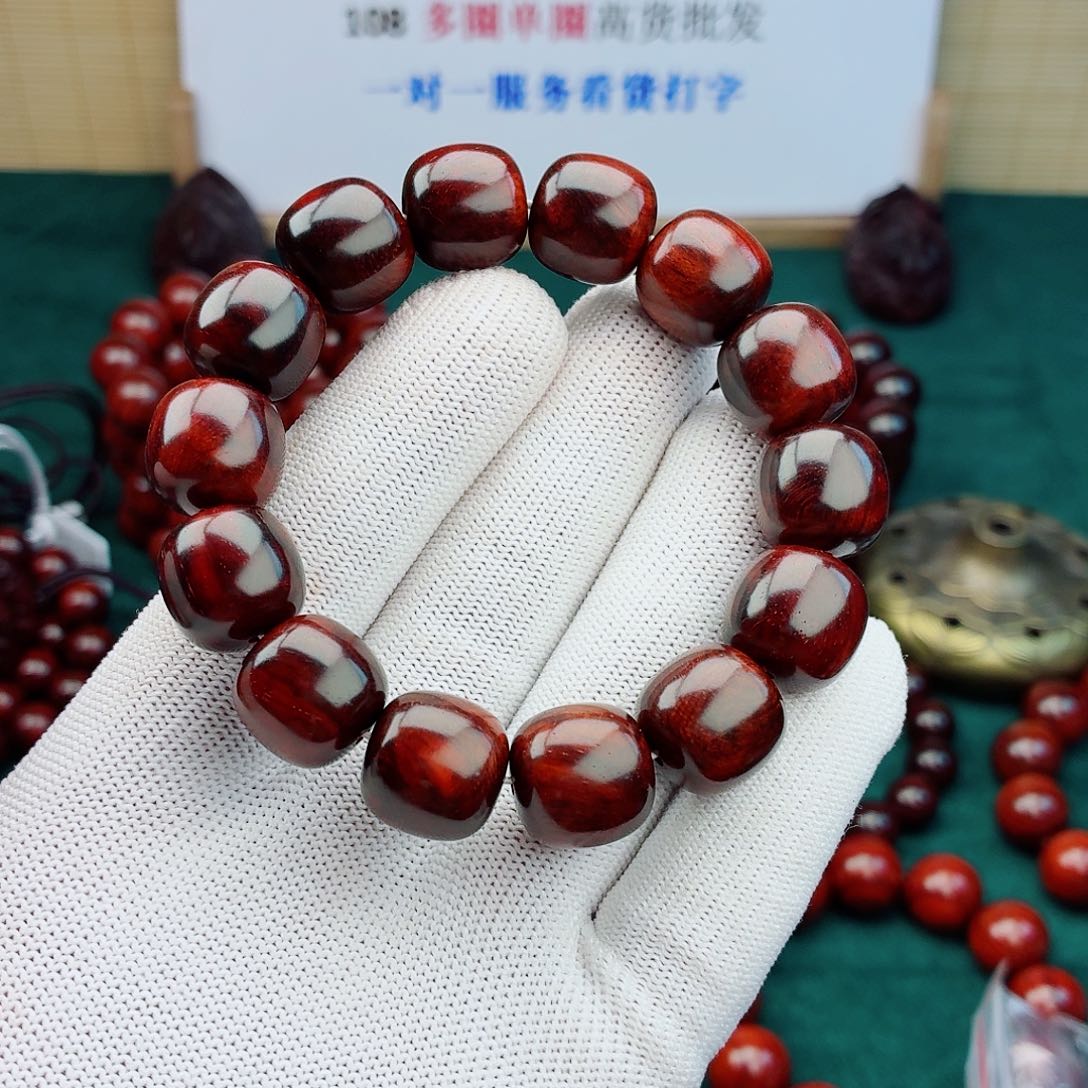 多***走手串/手链檀香紫檀（小叶紫檀）15琴料